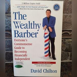 NEW The Wealthy Barber by David Chilton - Blue and White Cover